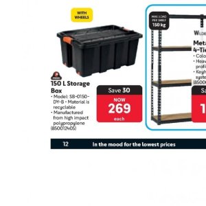 Storage box at Makro