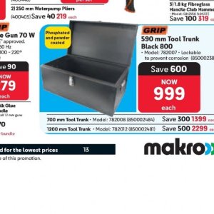 Trunk at Makro
