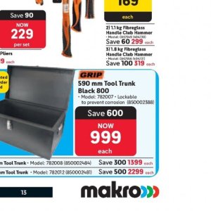 Trunk at Makro