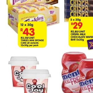 Sponge cake at Shoprite