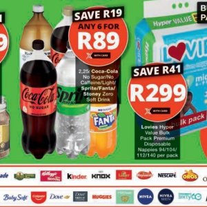 Fizzy drink at Checkers Hyper