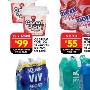 Ice cream at Shoprite