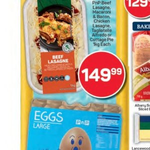 Lasagne at Pick n Pay Hyper