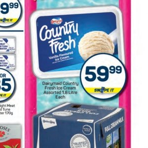 Ice cream at Pick n Pay Hyper