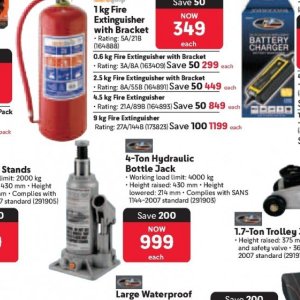 Fire extinguisher at Makro