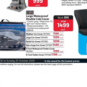 Car cover at Makro