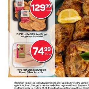 Schnitzel at Pick n Pay Hyper