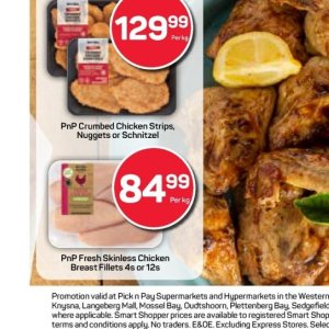 Schnitzel at Pick n Pay Hyper