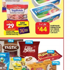 Ice cream at Shoprite