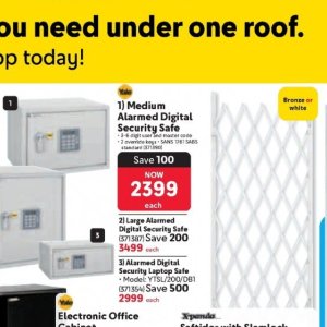 Security safe at Makro