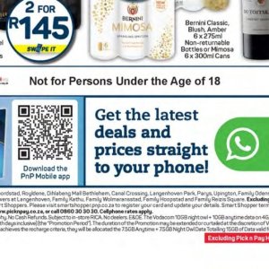 Smartphone at Pick n Pay Hyper