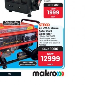 Generator at Makro