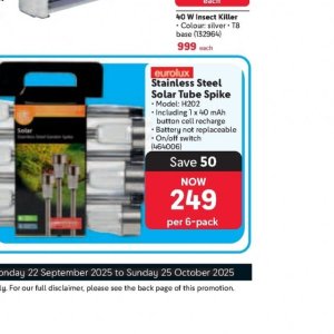 Battery at Makro