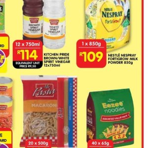 Vinegar at Shoprite