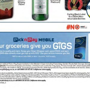 Smartphone at Pick n Pay Hyper