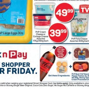 Cottage cheese at Pick n Pay Hyper