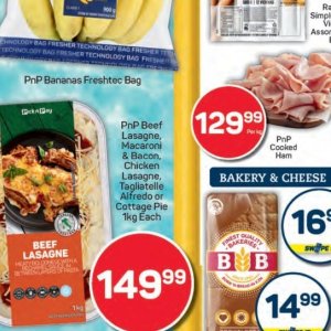 Lasagne at Pick n Pay Hyper