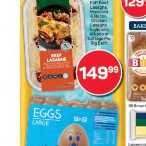 Lasagne at Pick n Pay Hyper