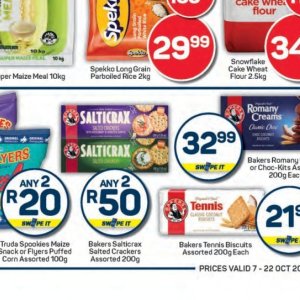 Crackers at Pick n Pay Hyper