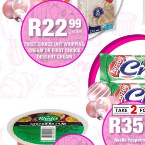 Dessert at Take n Pay