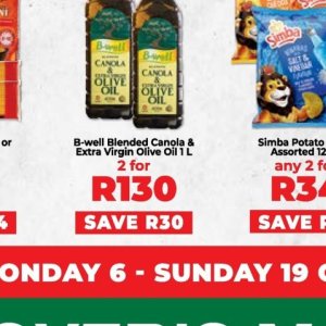 Olive oil at Fruit & Veg City