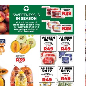 Peaches at Fruit & Veg City