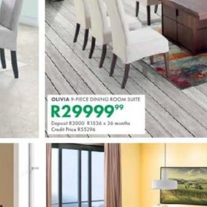 Dining room set at Beares