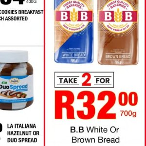 Bread at Take n Pay