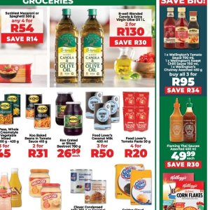 Olive oil at Fruit & Veg City