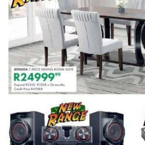 Dining room set at Beares