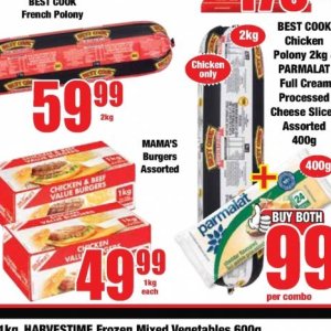 Burgers at OK Foods
