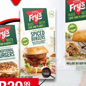 Spiced burgers at Take n Pay