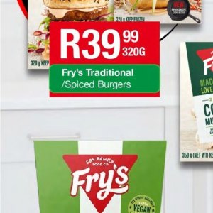 Spiced burgers at Take n Pay
