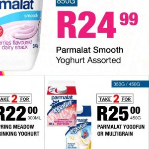 Yoghurt at Take n Pay