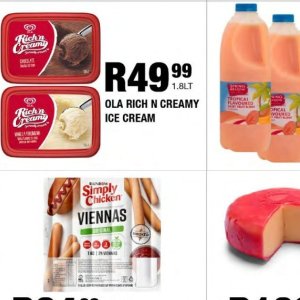 Ice cream at Take n Pay