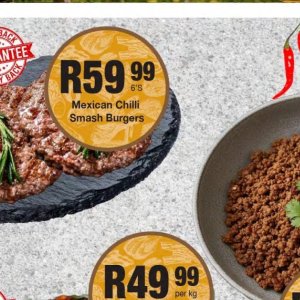 Burgers at Take n Pay