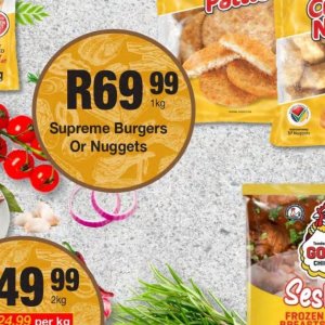 Burgers at Take n Pay