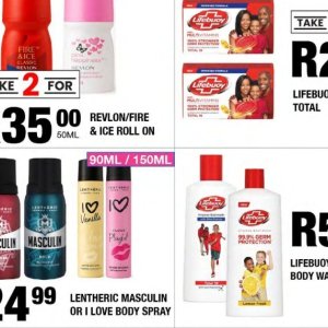 Body spray at Take n Pay