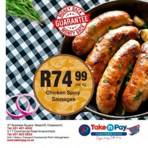 Sausages at Take n Pay