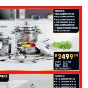 Utensil sets at Lewis