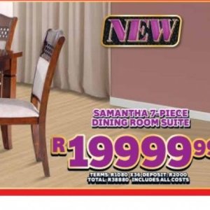 Dining room set at Lewis
