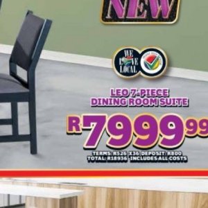 Dining room set at Lewis
