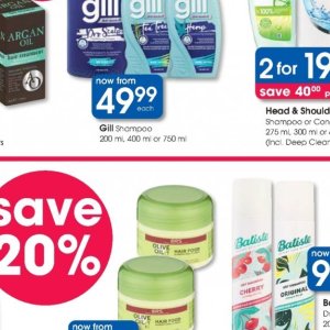 Shampoo at Clicks