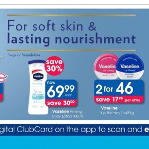 Body lotion at Clicks