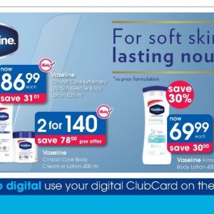 Body cream at Clicks