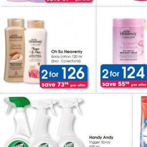 Body lotion at Clicks