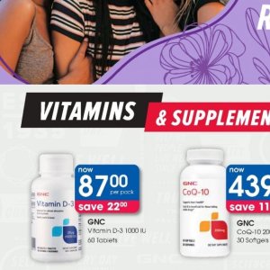 Vitamins at Clicks