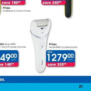 Epilator philips  at Clicks