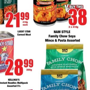 Pasta at Boxer Superstores