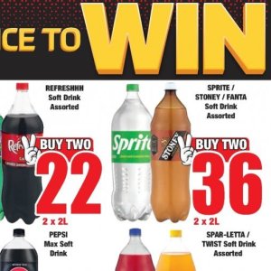 Fizzy drink at Boxer Superstores